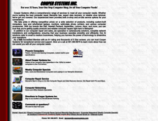 coopersystems.com screenshot