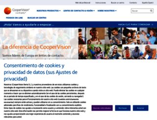 coopervision.es screenshot