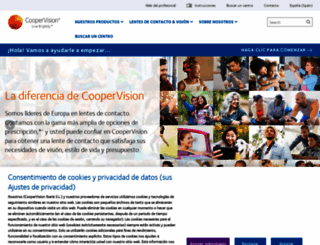 coopervision.es screenshot