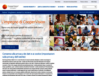 coopervision.it screenshot