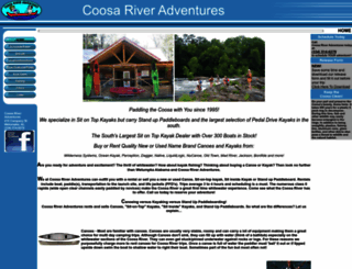 coosariveradventures.com screenshot