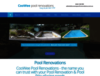 cooweepoolrenovations.com.au screenshot