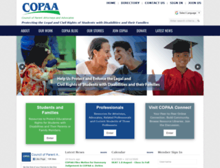 copaa.site-ym.com screenshot