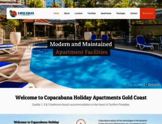 copacabanaapartments.com.au screenshot