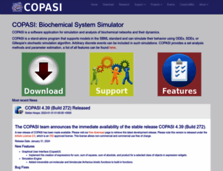 copasi.org screenshot