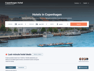 copenhagen-hotel.net screenshot