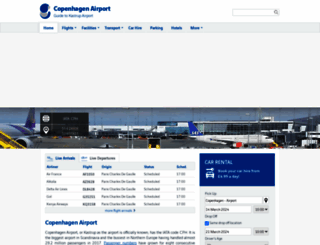 copenhagenairport.net screenshot