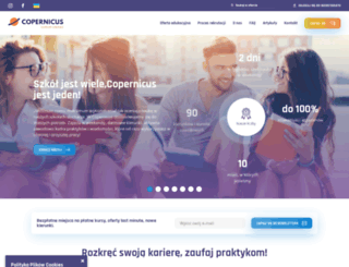 copernicus.edu.pl screenshot