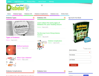 copewithdiabetes.com screenshot
