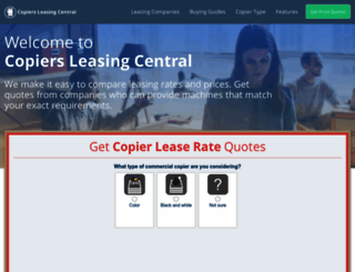 copiersleasing.com screenshot