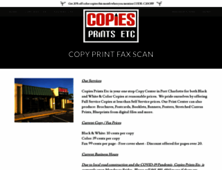 copiesprintsetc.com screenshot