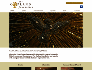 coplandfoundation.com.au screenshot