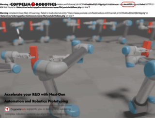 coppeliarobotics.com screenshot
