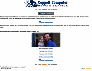 coppellcomputerrepairservice.com screenshot