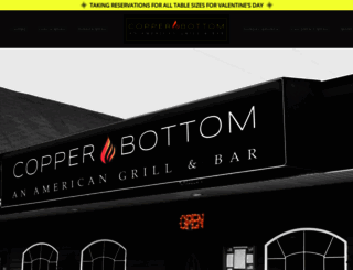 copperbottomgrill.com screenshot