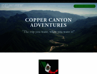 coppercanyonadventures.com screenshot