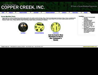coppercreekinc.com screenshot