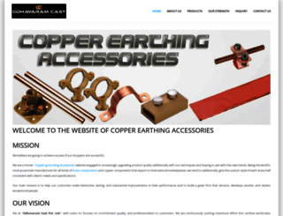 copperearthingaccessories.com screenshot