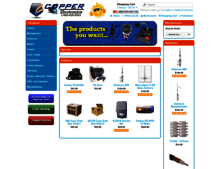 copperelectronics.com screenshot