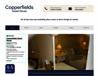 copperfieldsguesthouses.co.uk screenshot
