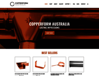 copperform.com.au screenshot