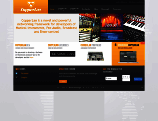 copperlan.org screenshot