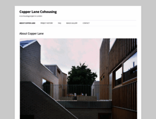 copperlanecohousing.wordpress.com screenshot