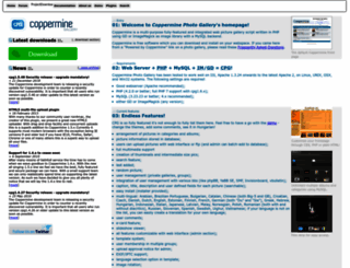 coppermine-gallery.net screenshot