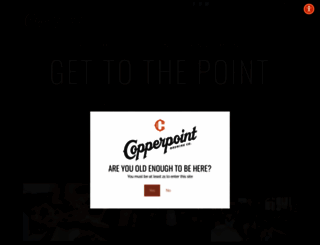 copperpointbrewingcompany.com screenshot