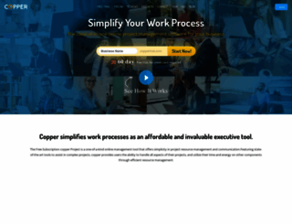 copperproject.com screenshot
