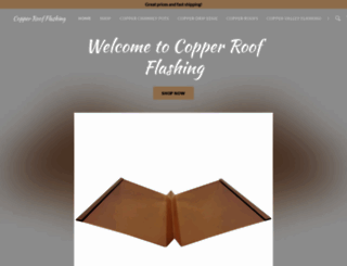 copperroofflashing.com screenshot