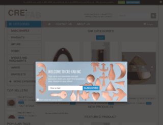 coppershapesforenameling.com screenshot