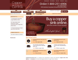 coppersinkscentral.com screenshot