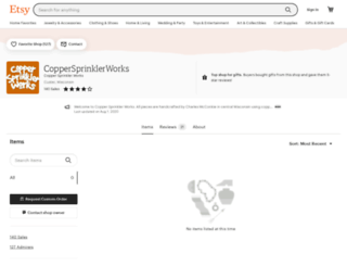 coppersprinklerworks.com screenshot