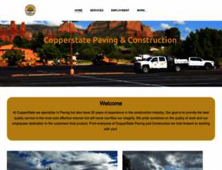 copperstatepaving.com screenshot