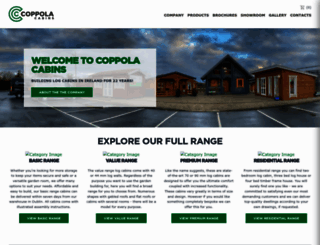 coppolacabins.ie screenshot