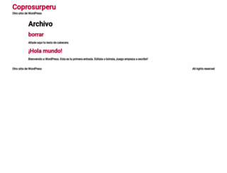 coprosurperu.com screenshot
