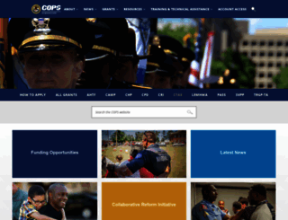 cops.usdoj.gov screenshot