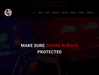 copsweb.org screenshot