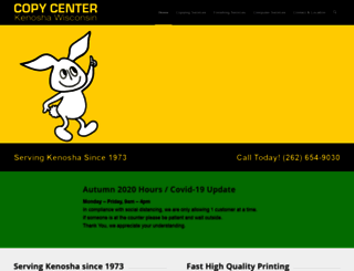 copycenterkenosha.com screenshot