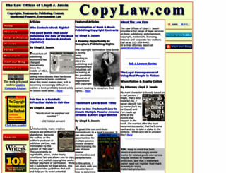 copylaw.com screenshot