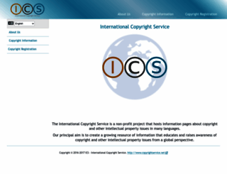 copyrightservice.net screenshot