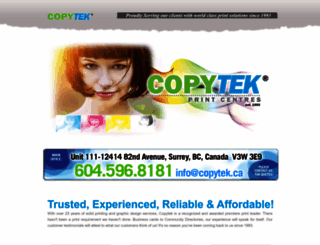 copytek.ca screenshot