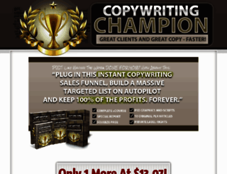 copywritingchampion.com screenshot