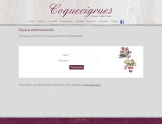 coquecigrues.danem.com screenshot