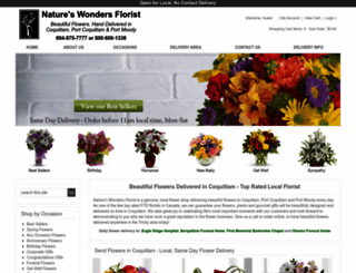 coquitlamflowers.com screenshot