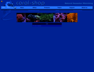 coral-shop.com screenshot