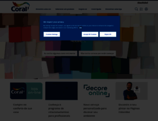 coral.com.br screenshot