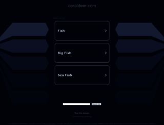 coraldeer.com screenshot