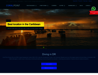 coralpointdiving.com screenshot